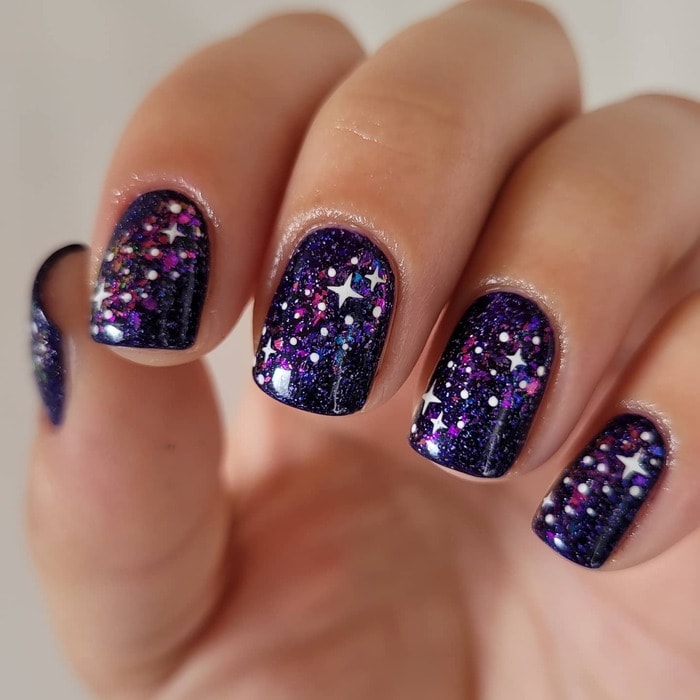 20 Dark Winter Nail Ideas To Try This Winter - Let's Eat Cake