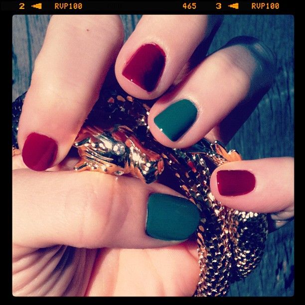 Nail Shape And Length E G Medium Almond Visual Idea Nail Shape And Length E G Medium Almond Visual Idea — Red and Green Christmas Nails 2026