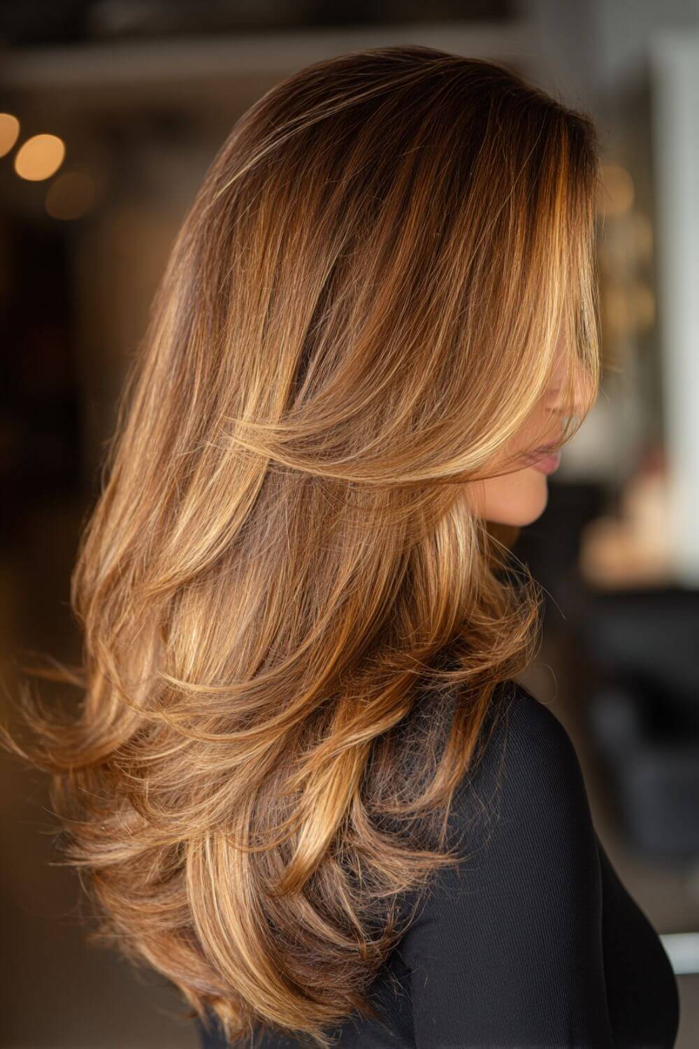 Warm Honey Brown With Blonde Highlights Warm Honey Brown With Blonde Highlights — Winter Brown Hair Colors