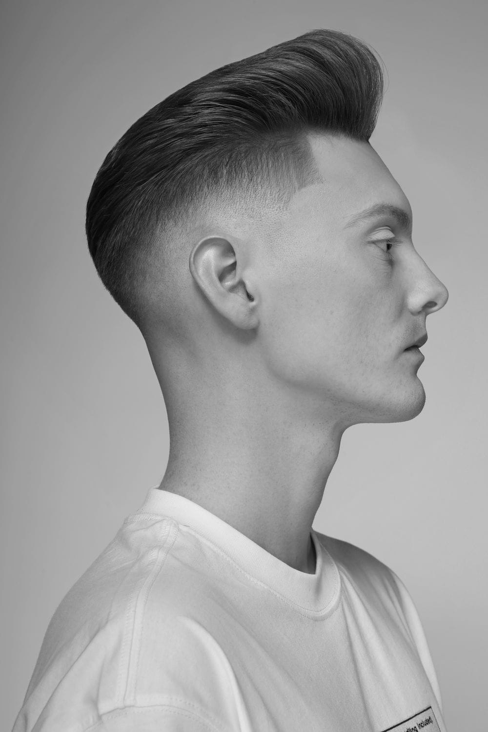 Pompadour With Sharp Fade Pompadour With Sharp Fade — Winter Haircuts for Boys