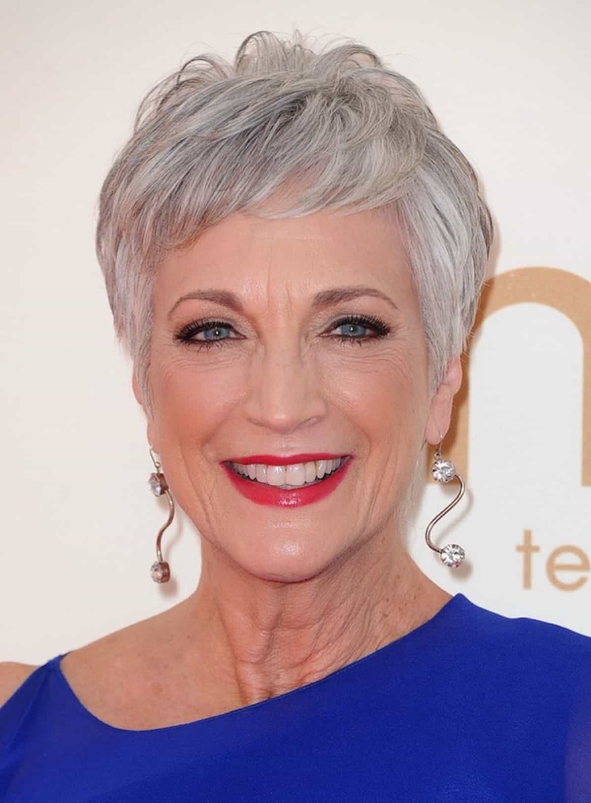 Textured Silver Grey Crop Textured Silver Grey Crop — Winter Haircuts for Women Over 60