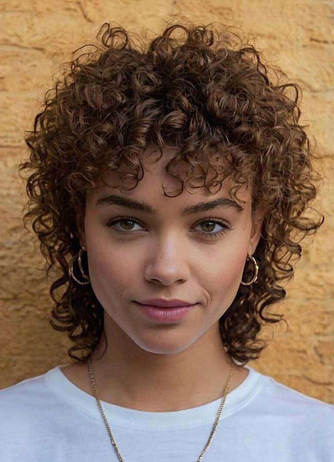 Highlighted Curly Blowout Highlighted Curly Blowout — Winter Hairstyles for Curly Hair