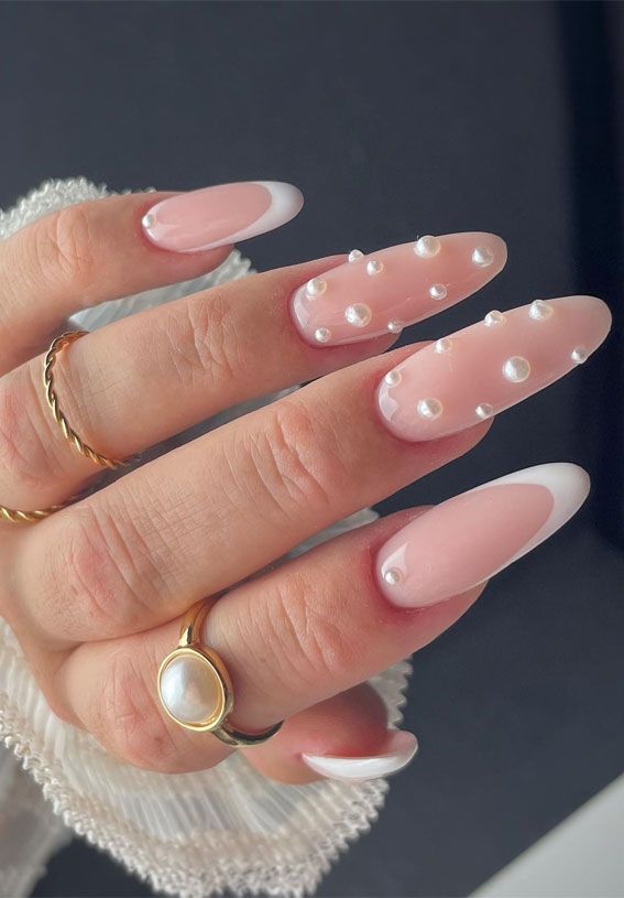 Sheer Pink Base With White French Tips Visual Idea Sheer Pink Base With White French Tips Visual Idea — Winter Pearl Nails
