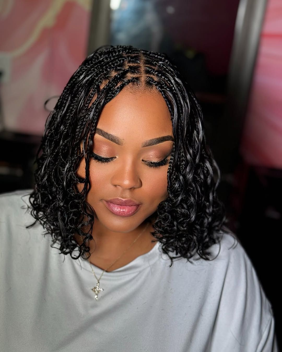 Collarbone Visual Idea Collarbone Visual Idea — Winter Braids for Black Women