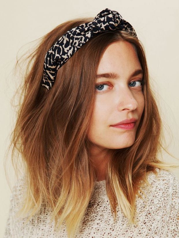 Medium Brown With Blonde Balayage Visual Idea — Winter Shoulder Length Hairstyles