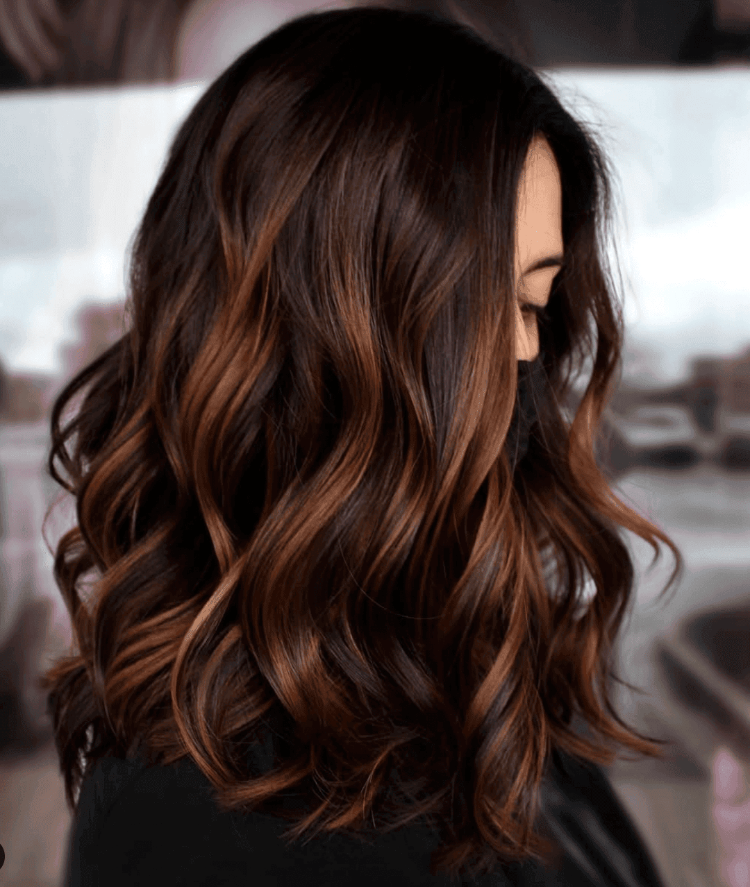 Dark Chocolate Brown With Subtle Auburn Undertones Dark Chocolate Brown With Subtle Auburn Undertones — Fall to Winter Hair Colors