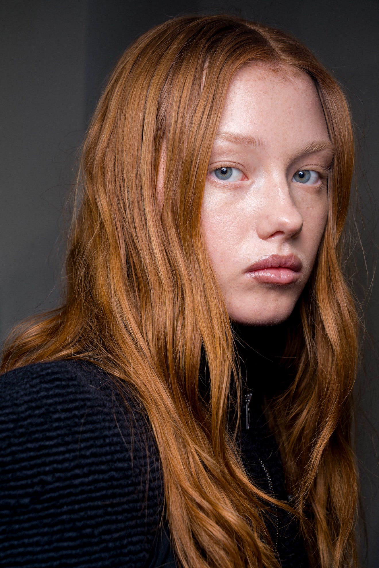 Bright Copper Red Shoulder Length Bright Copper Red Shoulder Length — Winter Hair Colors for Redheads