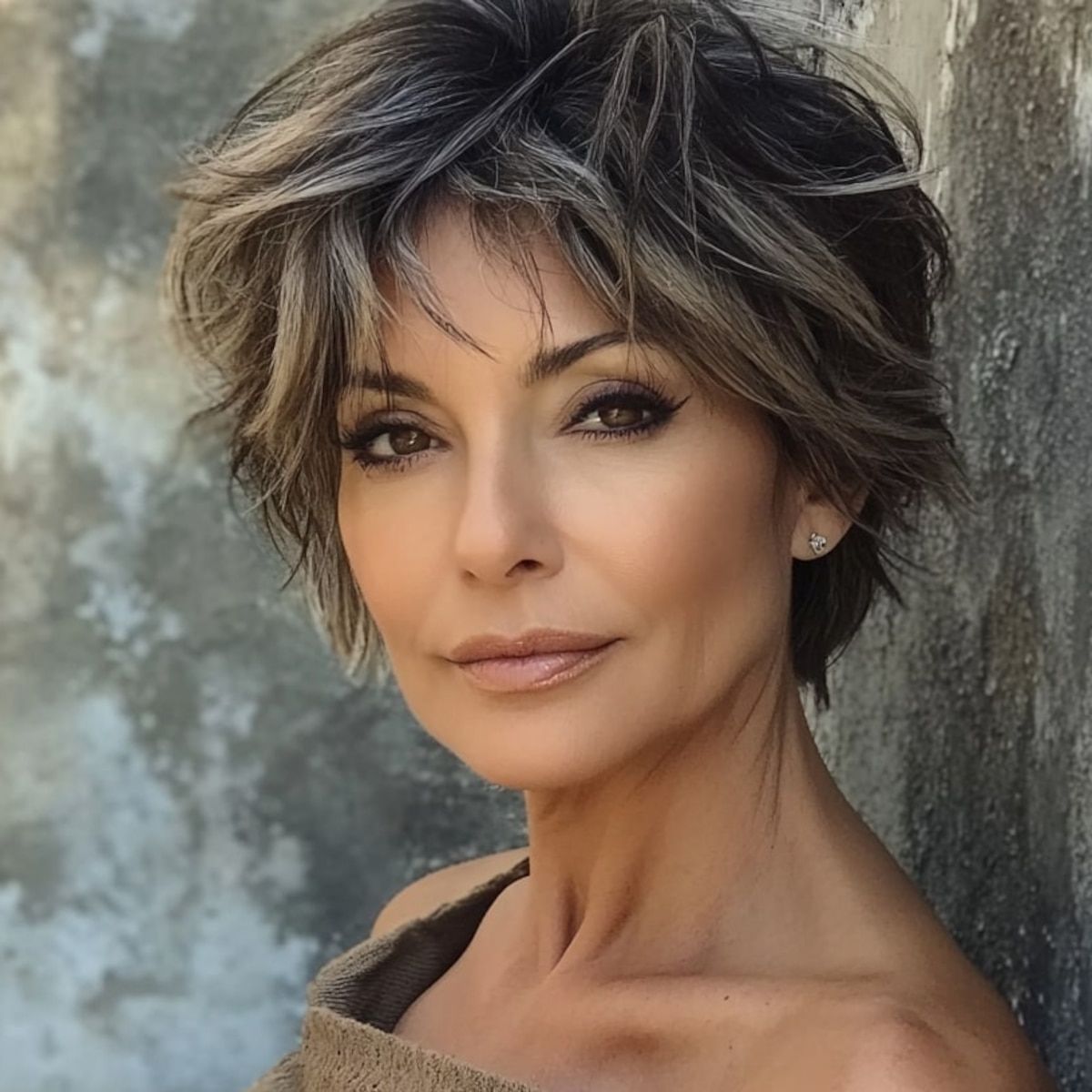 Choppy Grey Pixie Choppy Grey Pixie — Winter Haircuts for Thin Hair