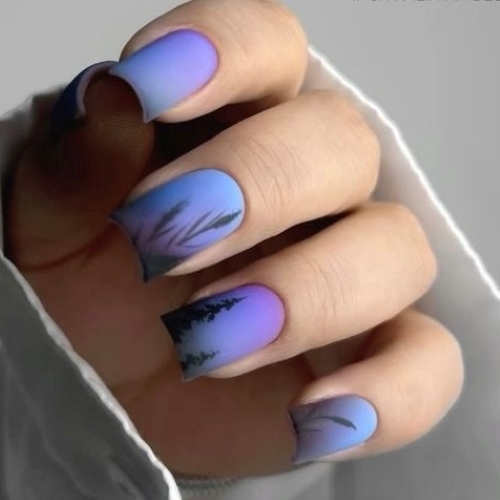 Matte Visual Idea Matte Visual Idea — Winter Gel Nail Colors