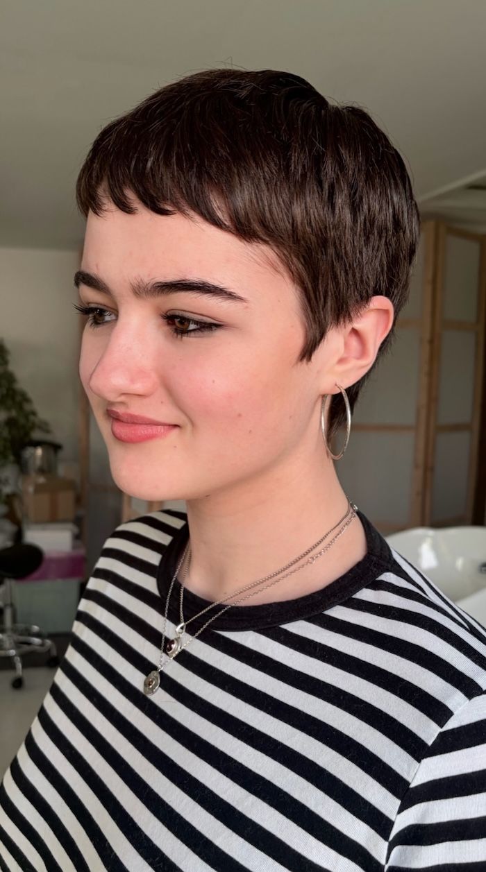 Short Visual Idea — Winter Haircuts for Straight Hair