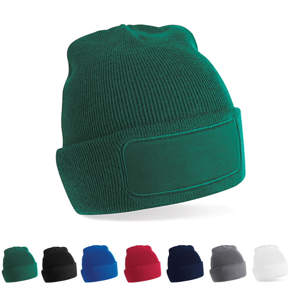 Dark Green Knit Beanie — Winter Hat Hairstyles