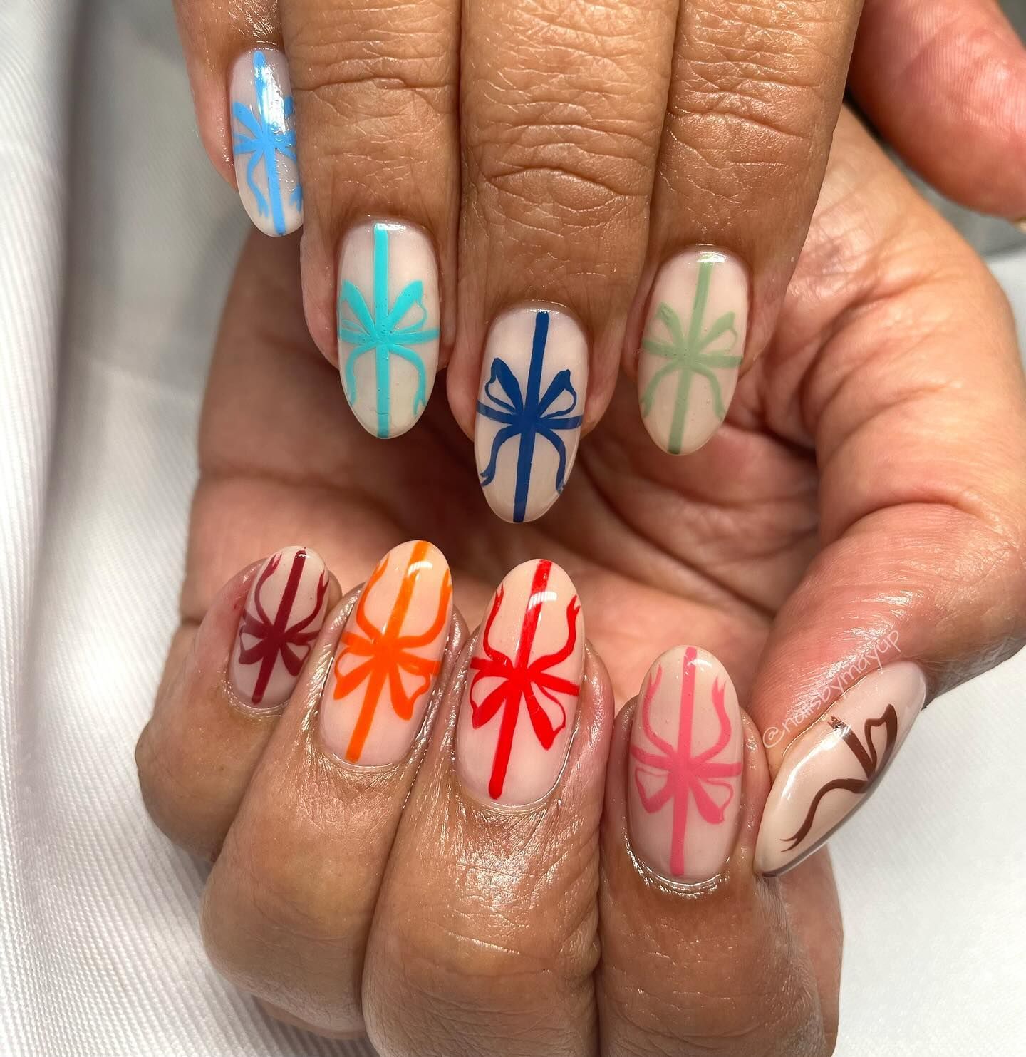 Christmas Festive Visual Idea Christmas Festive Visual Idea — Christmas Oval Nails 2026