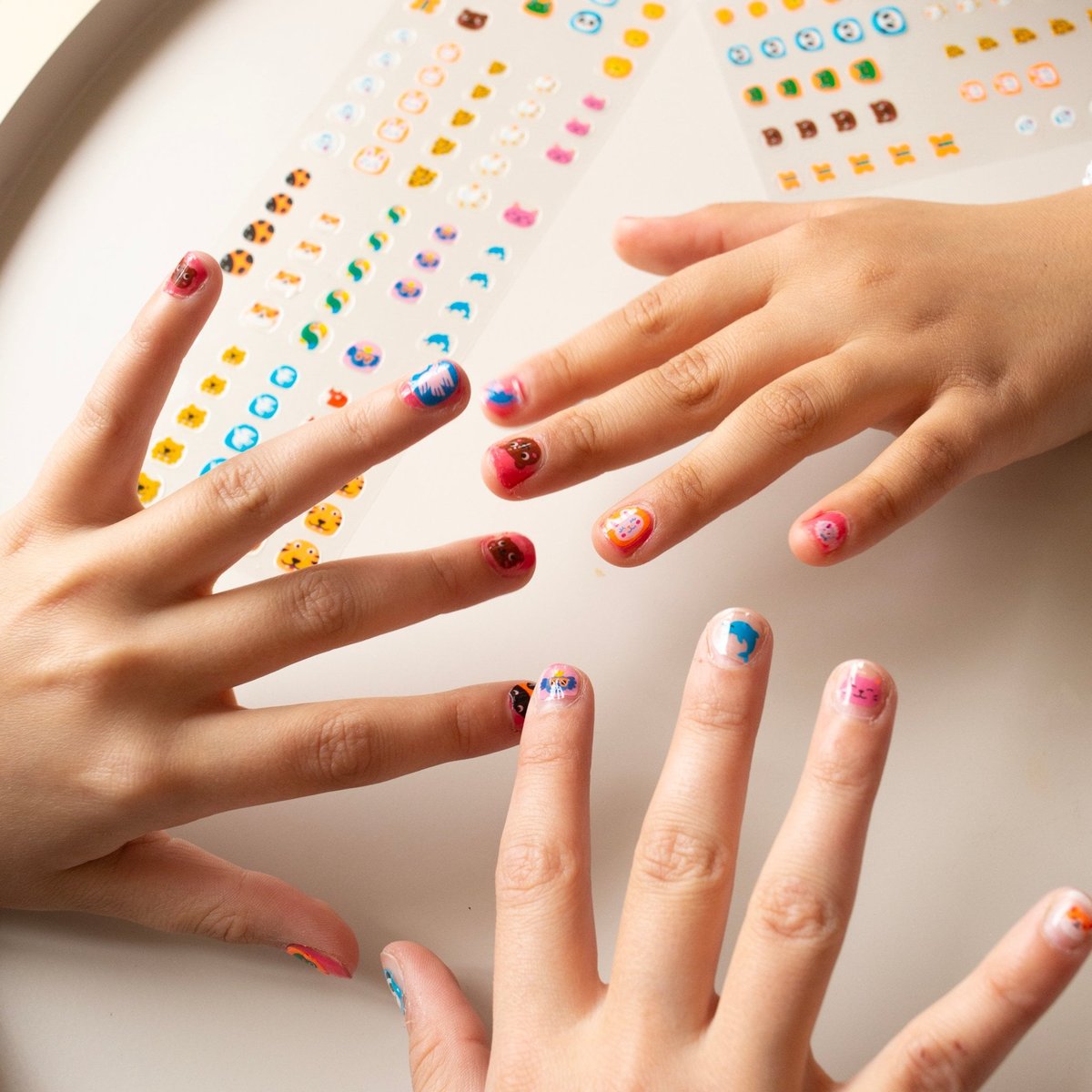 Cartoon Character Sticker Variety Cartoon Character Sticker Variety — Winter Nails for Kids