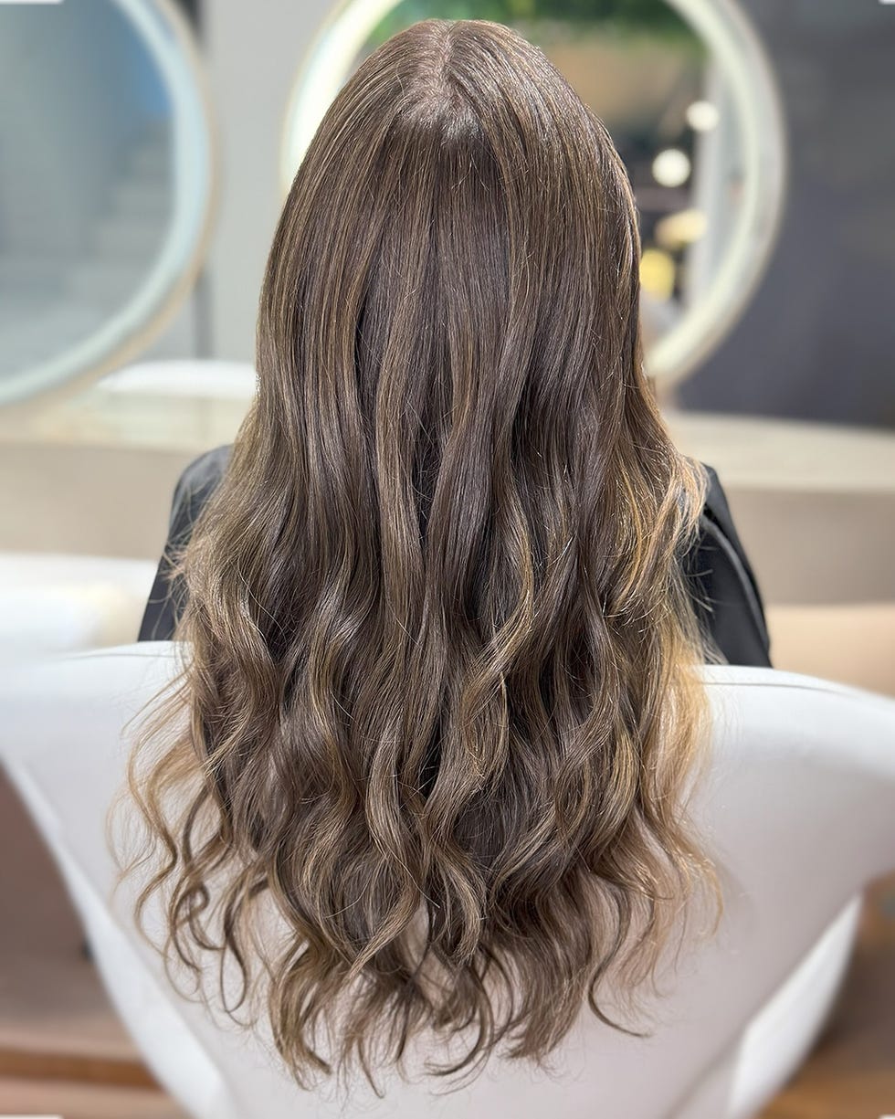 Long Layers Medium Brown With Ash Blonde Highlights Long Layers Medium Brown With Ash Blonde Highlights — Winter Brown Hair Colors