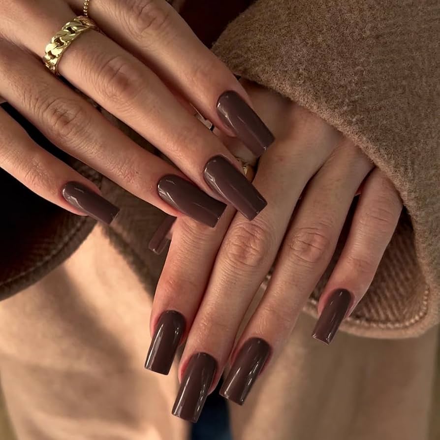 High Gloss Visual Idea — Long Winter Coffin Nails