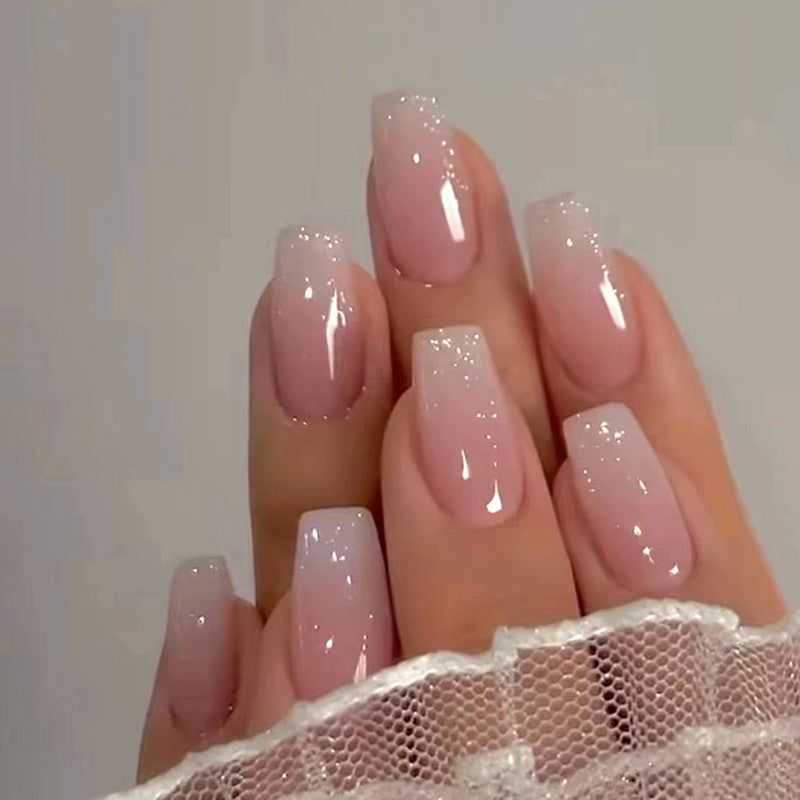 Ombre On All Nails Visual Idea Ombre On All Nails Visual Idea — Short Winter Coffin Nails
