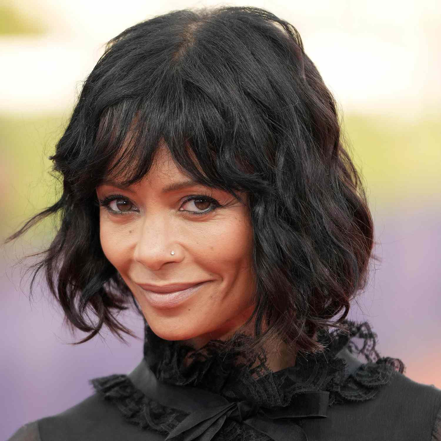 Textured Dark Bob With Face-Framing Fringe Textured Dark Bob With Face-Framing Fringe — Winter Haircuts for Women Over 50