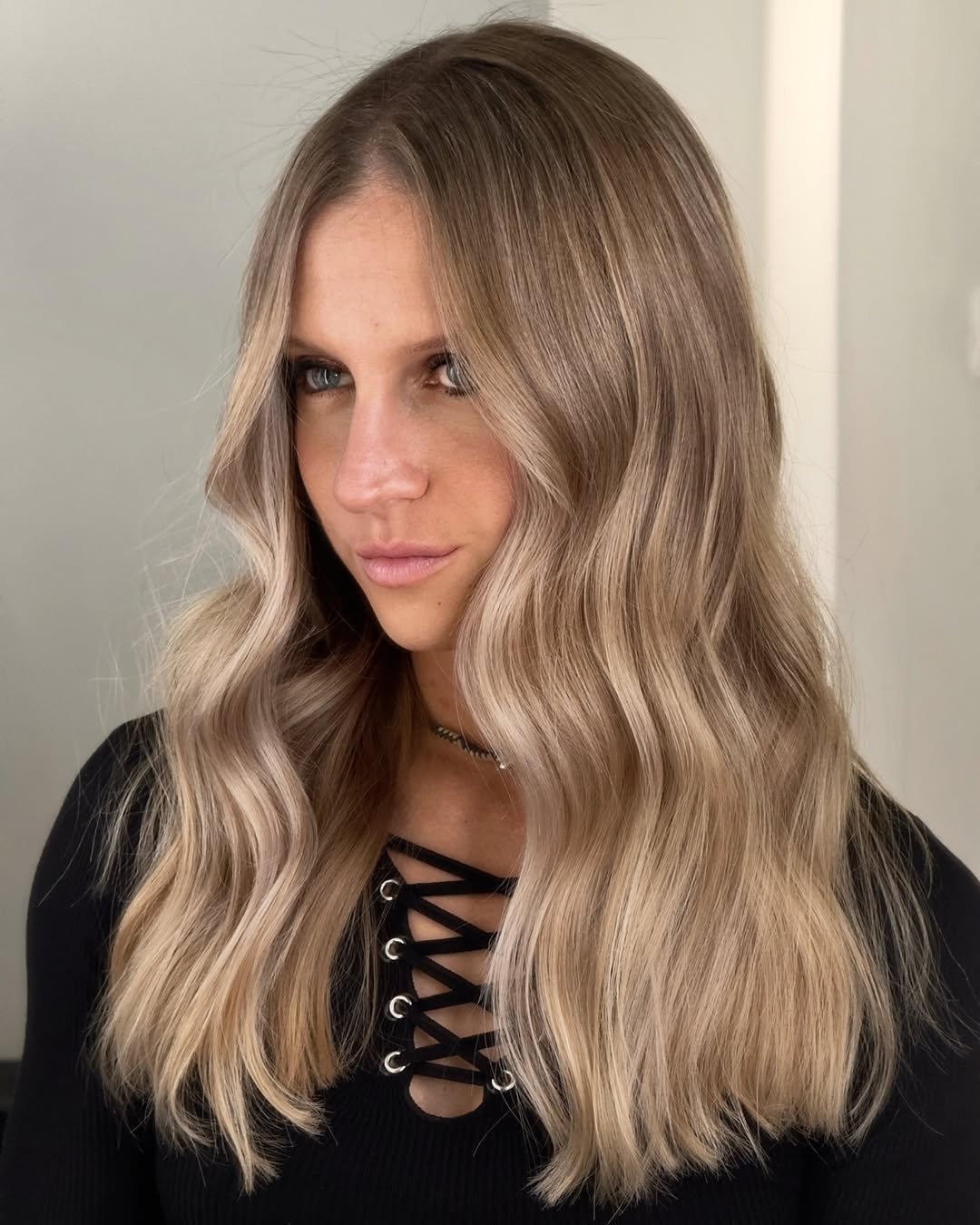 Ash Blonde With Beige Highlights Ash Blonde With Beige Highlights — Low Maintenance Winter Hair Colors