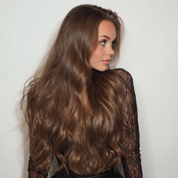 Long Thick Wavy Hair with Highlights Long Thick Wavy Hair with Highlights — Winter Haircuts for Thick Hair