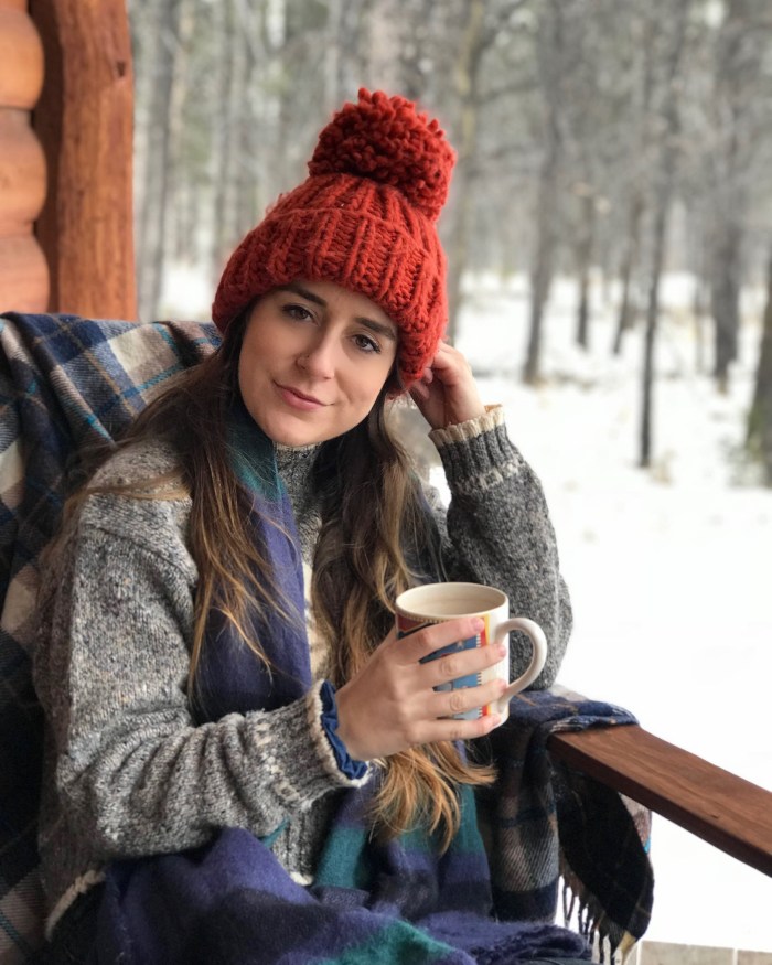 Cozy Outdoors: Patterned Sweater and Hiking Boots Cozy Outdoors: Patterned Sweater and Hiking Boots — Cabin Trip Outfits