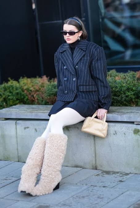 Chic Winter Outfit Idea Chic Winter Outfit Idea — Snow Boots Outfits
