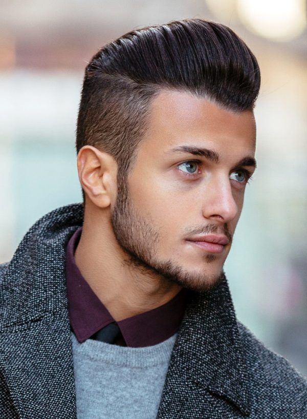 Pompadour With Undercut Sides — Winter Haircuts for Men