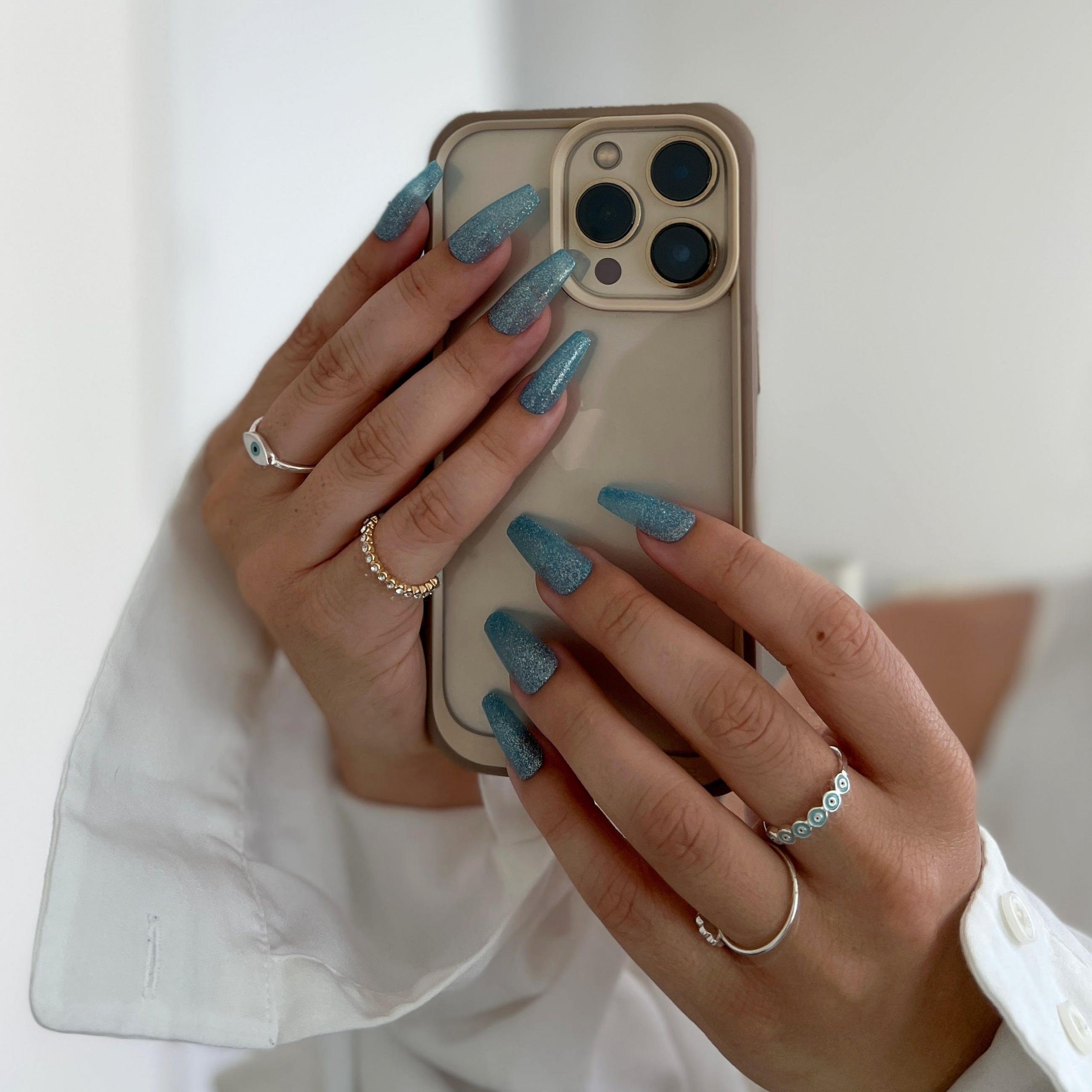 Glitter Visual Idea Glitter Visual Idea — New Years Coffin Nails 2027