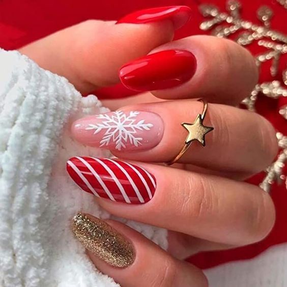 Christmas Holiday Visual Idea Christmas Holiday Visual Idea — Red Christmas Nails 2026