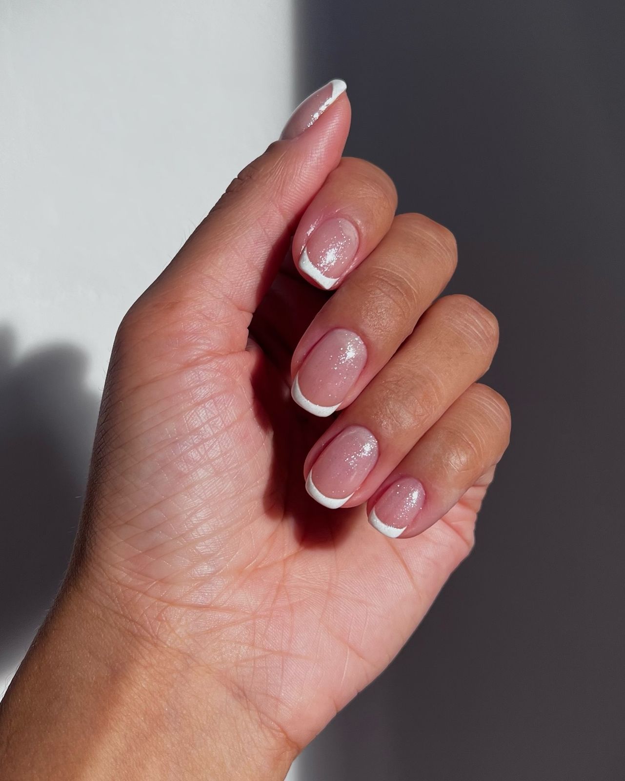 Classic French Visual Idea Classic French Visual Idea — New Years Square Nails 2027