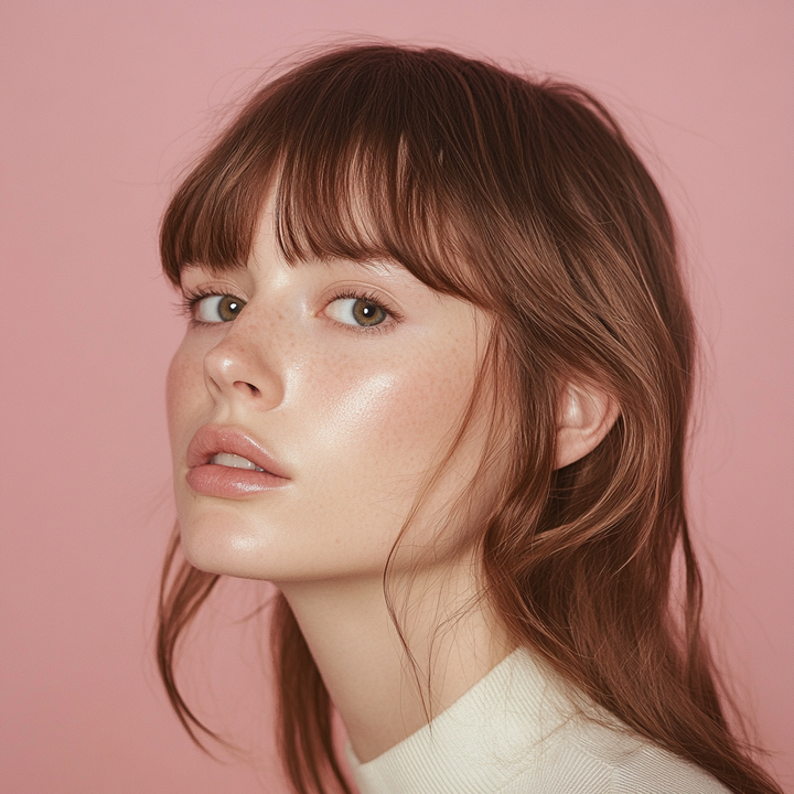 Collarbone Bob With Wispy Bangs Collarbone Bob With Wispy Bangs — Winter Hairstyles for Thick Hair