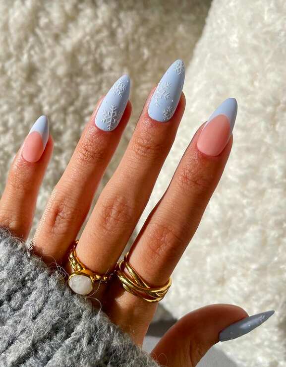 Matte Visual Idea Matte Visual Idea — Aesthetic Winter Nails