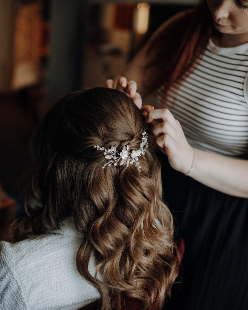 Dark Blonde Twisted Crown Effect Dark Blonde Twisted Crown Effect — Winter Half Up Half Down Hairstyles