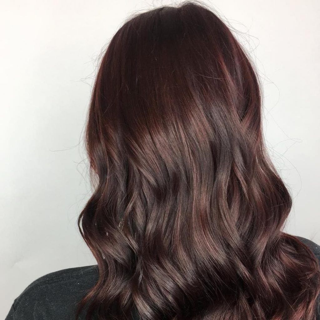 Dark Brown With Reddish-Brown Highlights — Chestnut Brown Hair