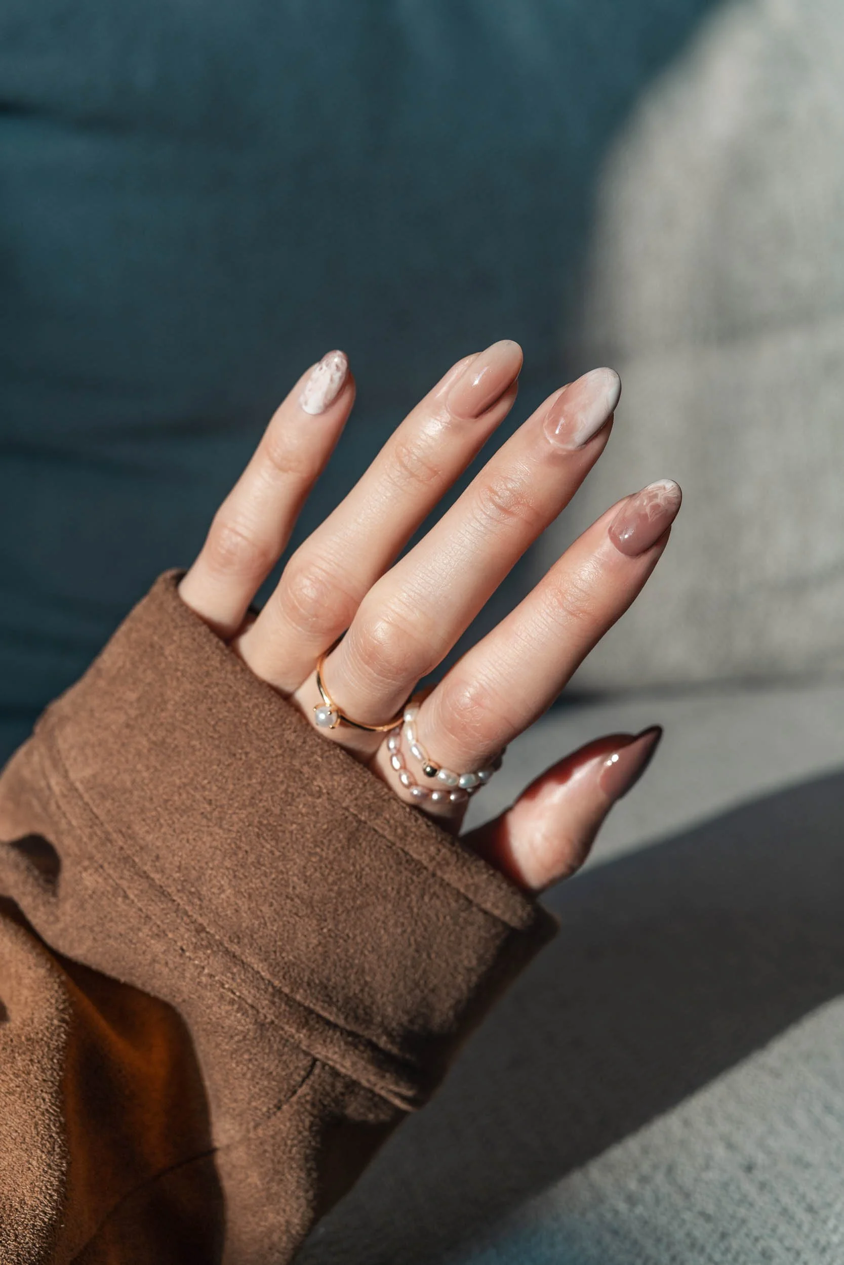 Rich Deep Mocha Stilettos Rich Deep Mocha Stilettos — Mocha Nails