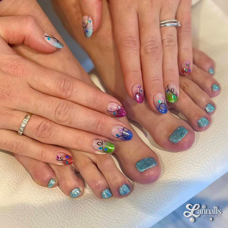 Festive Party Visual Idea Festive Party Visual Idea — Christmas Pedicure 2026