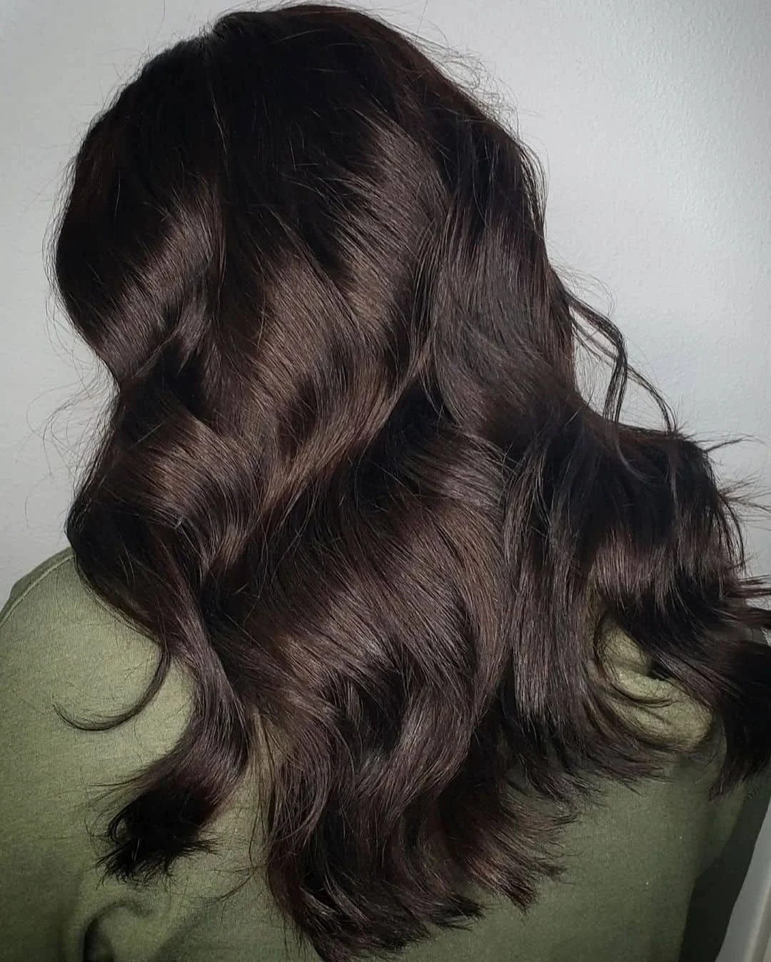 Deep Espresso Brown Waves Deep Espresso Brown Waves — Dark Winter Hair Colors