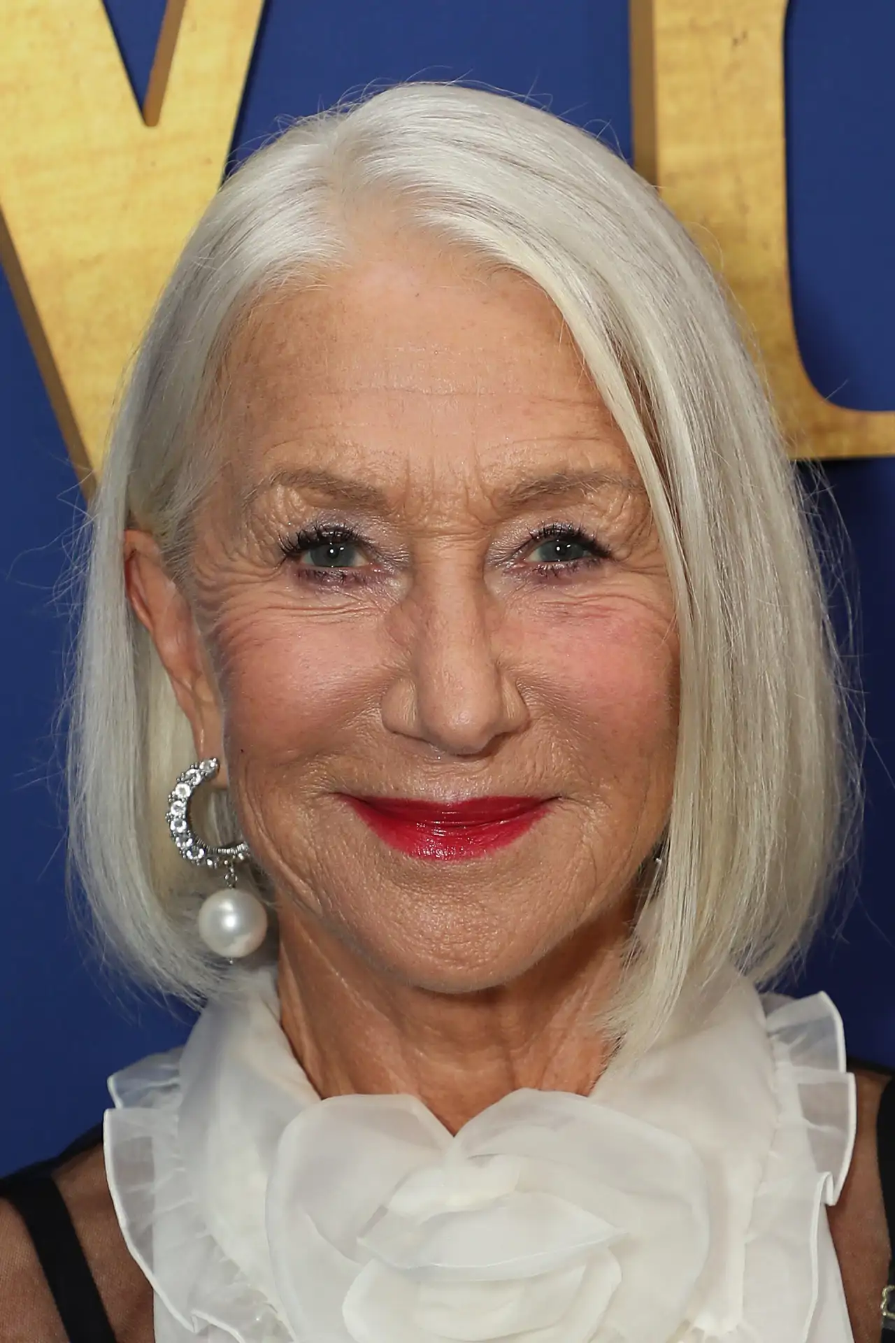 Cool Platinum Blonde Blunt Bob Cool Platinum Blonde Blunt Bob — Winter Hair Colors for Women Over 70