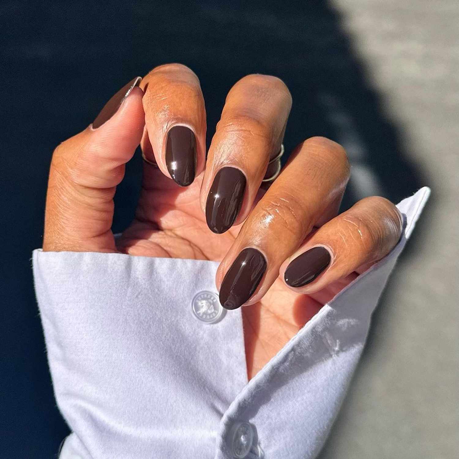 Visible Visual Idea Visible Visual Idea — Chocolate Brown Nails