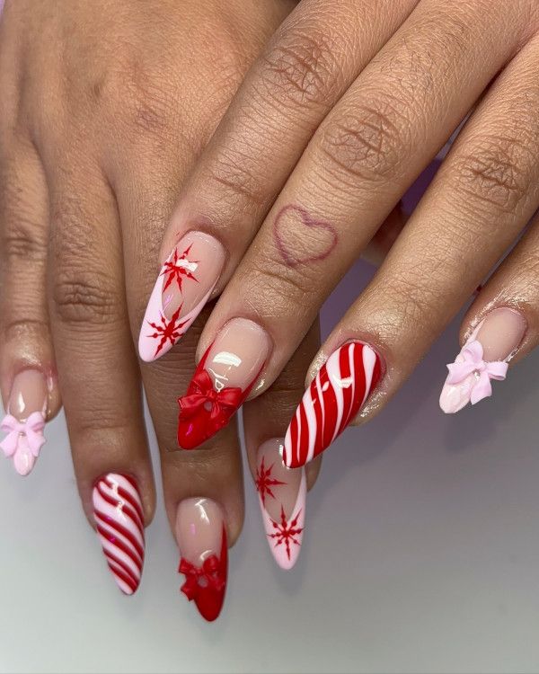 Nail Shape And Length E G Medium Almond Visual Idea Nail Shape And Length E G Medium Almond Visual Idea — Christmas Almond Nails 2026