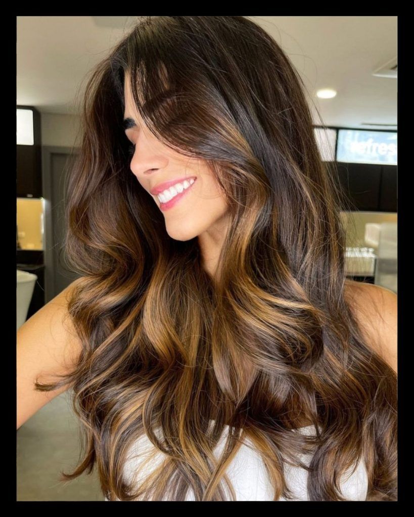 Warm Medium Brown With Golden Highlights — Chestnut Brown Hair