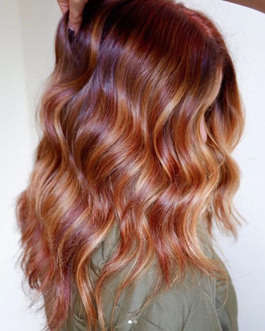 Auburn With Lighter Auburn Highlights Visual Idea Auburn With Lighter Auburn Highlights Visual Idea — Winter Auburn Hair Color