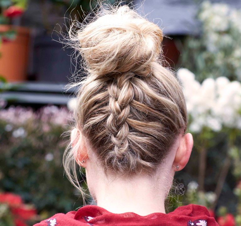 Middle Visual Idea — Winter Bun Hairstyles