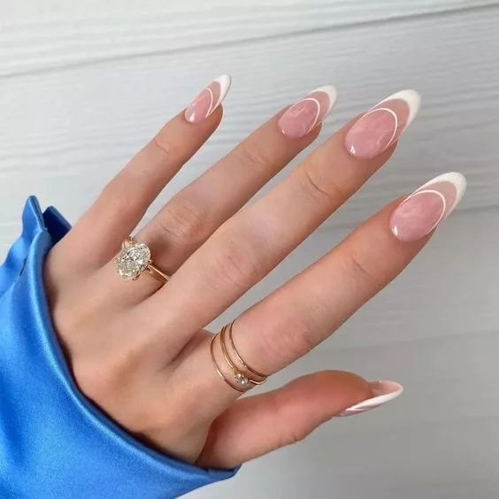 Classic French Tips Visual Idea Classic French Tips Visual Idea — New Years French Tip Nails 2027