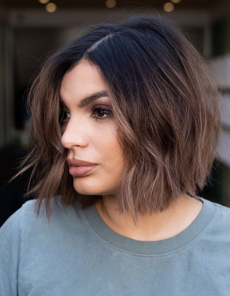 No Bangs Visual Idea — Winter Hair Colors for Short Hair