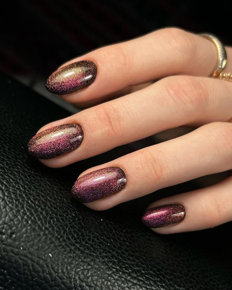 Cat-Eye Glossy Visual Idea Cat-Eye Glossy Visual Idea — Old Money Winter Nails