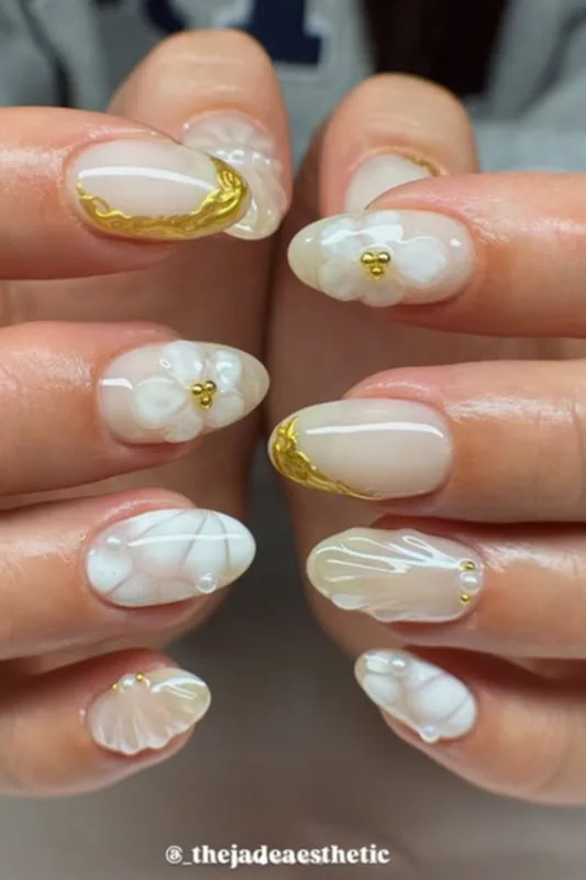 Both Hands Visual Idea Both Hands Visual Idea — Old Money Winter Nails