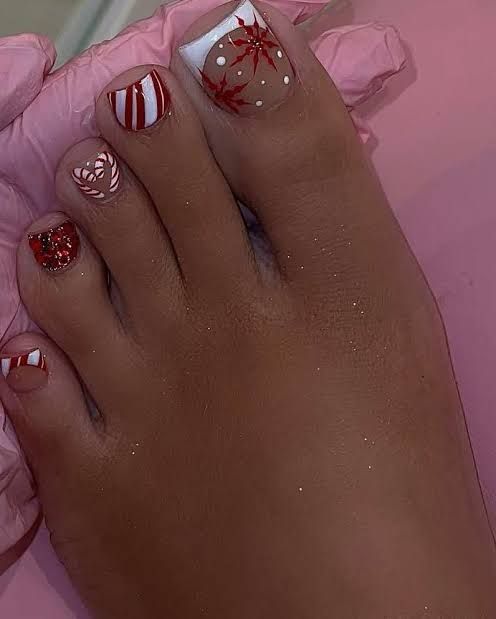 Christmas Motif Variety Toes Christmas Motif Variety Toes — Christmas Pedicure 2026