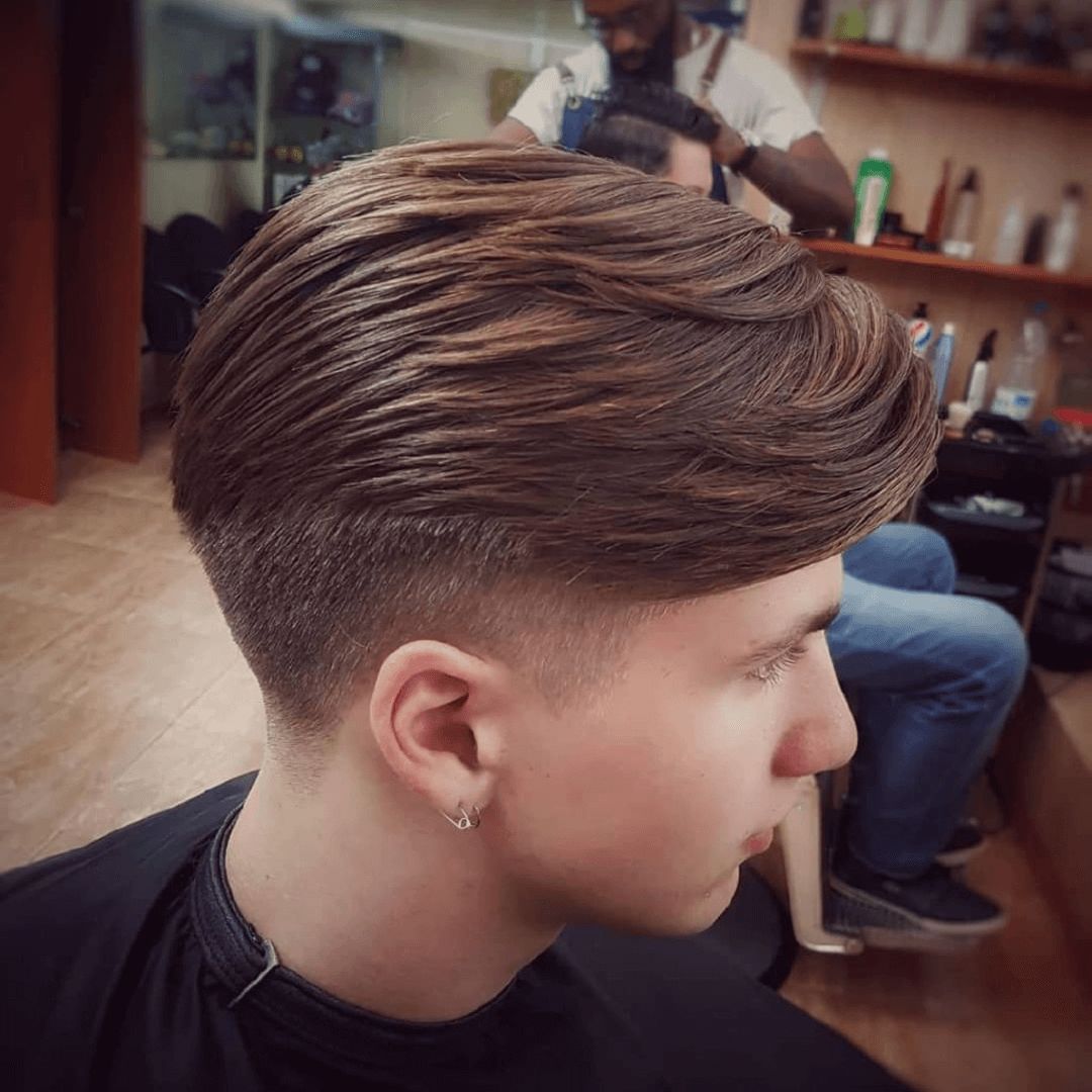 Textured Crop With Side Swept Fringe — Winter Haircuts for Men