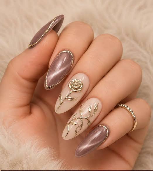 Two-Tone Mocha Oval Gradient Two-Tone Mocha Oval Gradient — Mocha Nails
