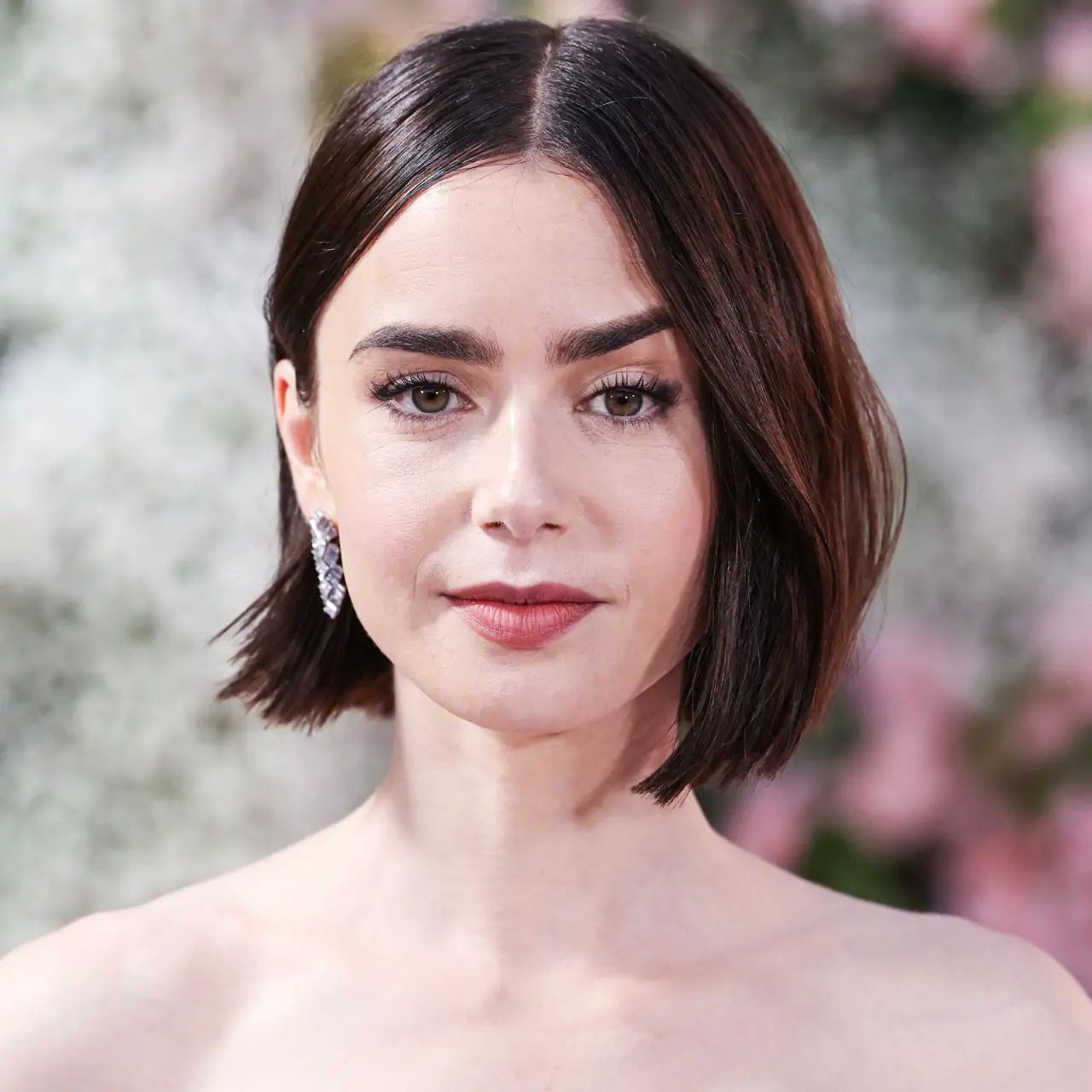 Dark Bob with Straight Bangs Dark Bob with Straight Bangs — Winter Haircuts for Thin Hair